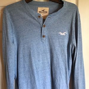 Hollister button up long sleeve